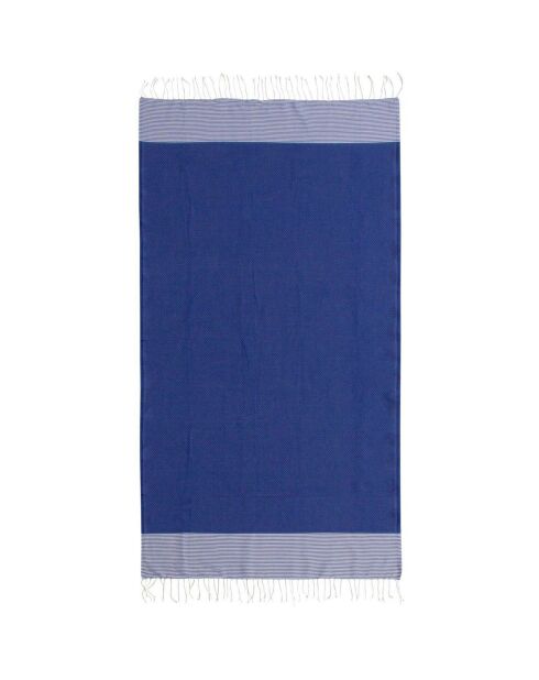 Ibiza Honeycomb Fouta griega azul/blanca - 100x200 cm
