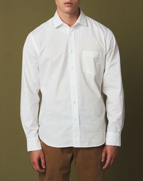 Chemise regular Paul Pat blanche