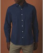 Chemise regular Paul Pat bleu profond