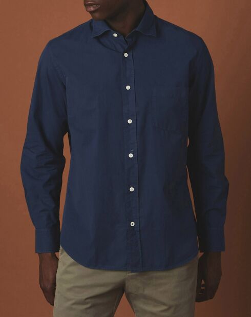 Chemise regular Paul Pat bleu profond