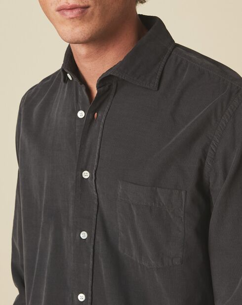 Chemise regular Paul Pat graphite