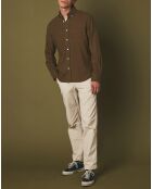 Chemise en Flanelle regular Pitt Elbow olive