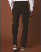 Pantalon en Velours côtelés Tobby dark olive