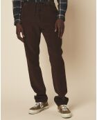 Pantalon en Velours côtelé Tanker dark marron