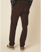 Pantalon en Velours côtelé Tanker dark marron