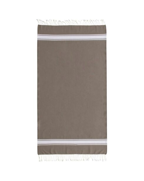 St Tropez Fouta Fouta Light Taupez Taupe/Bianco - 100x200 cm