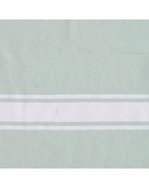 St Tropez Traditionelle Fouta Nilwasser/Weiß - 100x200 cm