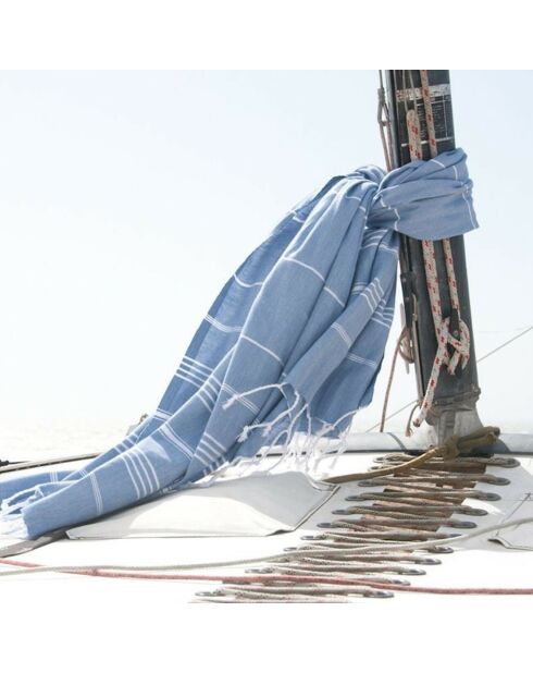 Mykonos Classic Fouta Hellblau - 100x200 cm