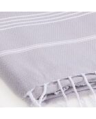 Mykonos Classic Fouta Perlgrau - 100x200 cm