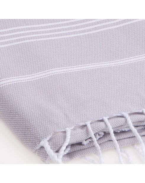 Mykonos Classic Fouta Perlgrau - 100x200 cm