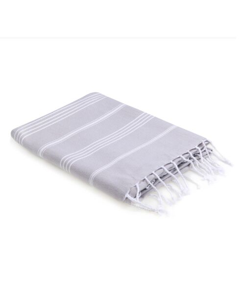 Mykonos Classic Fouta Perlgrau - 100x200 cm