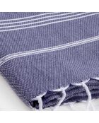 Fouta Classic Mykonos jeansblauw - 100x200 cm
