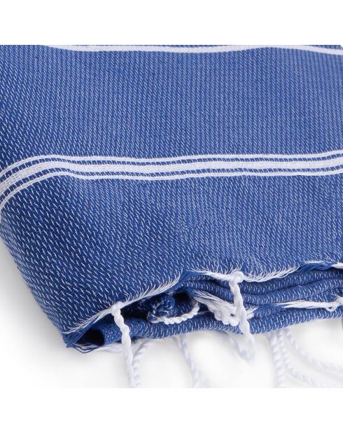 Mykonos Griekse blauwe klassieke fouta - 100x200 cm