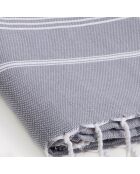 Mykonos Classic Fouta Mittelgrau - 100x200 cm