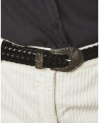 Ceinture en Cuir Adele noire