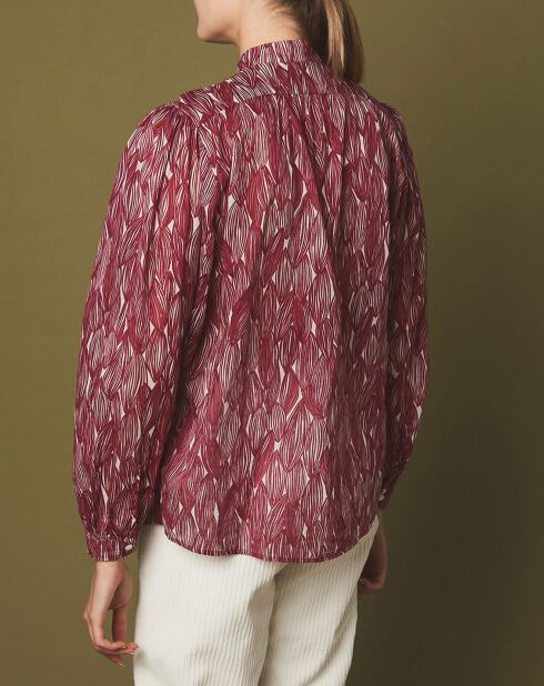 Chemise Clara magenta