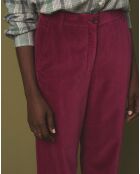 Pantalon en Velours Perfect magenta