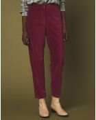 Pantalon en Velours Perfect magenta