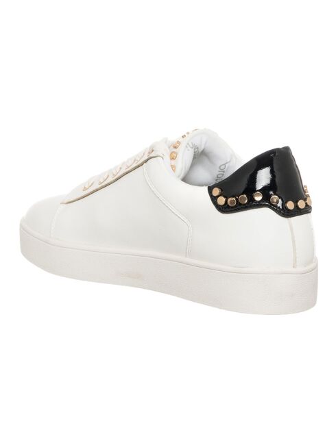 Sneakers en Cuir Fano blanc/noir