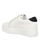 Sneakers en Cuir Riga blanc/noir