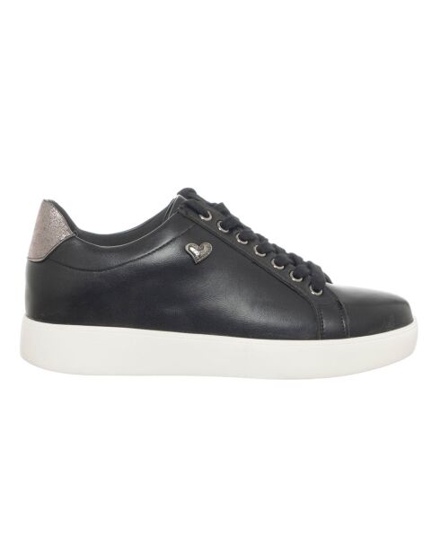 Sneakers en Cuir Cali noir/anthracite