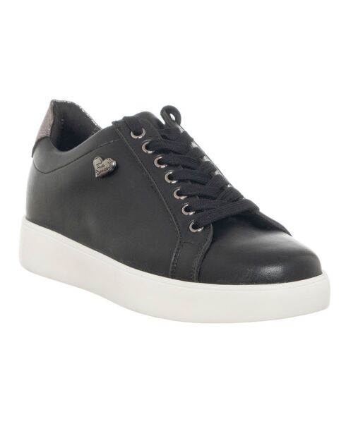 Sneakers en Cuir Cali noir/anthracite