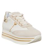 Sneakers en Cuir Noe blanc/écru