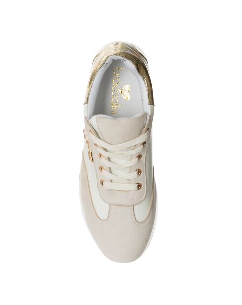 Sneakers en Cuir Noe blanc/écru