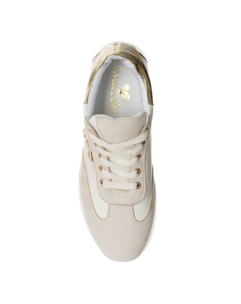 Sneakers en Cuir Noe blanc/écru