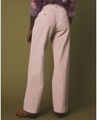 Pantalon en Velours côtelé Prago rosewood