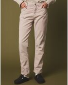 Pantalon en Velours côtelé Pencil rosewood