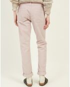 Pantalon en Velours côtelé Pencil rosewood