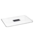 Boîte de rangement pour réfrigérateur grise - 22.5x32.5x12 cm