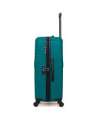 Valise Moyen Séjour 4 roues simples Fred-A 60 cm bleu paon