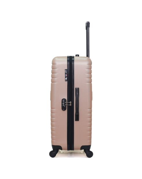 Fred-A Allrad-Reisekoffer mit mittelhohem Halt, 60 cm, Roségold