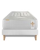 Vierundzwanzig weiße Matratzen+Boxspring-Set, 90 x 200 cm