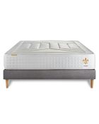 Twenty-Four Matratze in Weiß/Grau mit Boxspring-Set, 160 x 200 cm