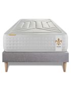 Twenty-Four Matratzen+Boxspring-Set weiß/grau - 90x200 cm