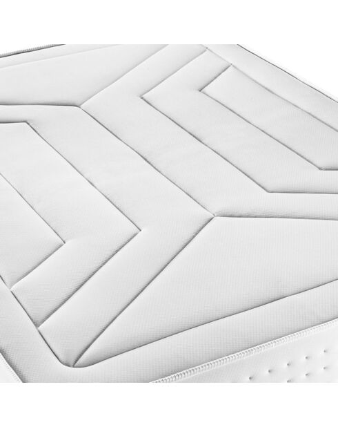 Twenty-Four Matratzen+Boxspring-Set weiß/grau - 90x200 cm