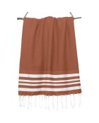 Hamptons Honeycomb Fouta, Terrakotta, 100 x 200 cm