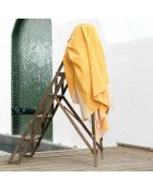 Fouta Famiglia XXL Ibiza Honeycomb safrangelb - 200x200 cm