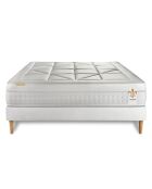 Achtundzwanzig weiße Matratzen+Boxspring-Set, 140 x 200 cm