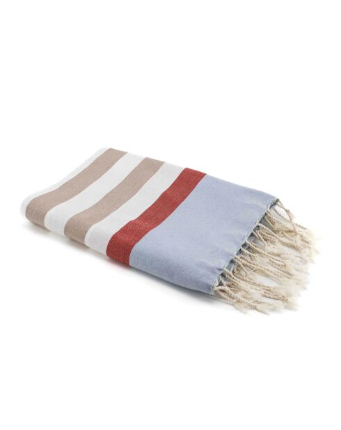 Fouta Arcachon multicolor - 100x200 cm
