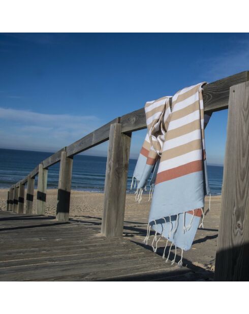 Fouta Arcachon multicolor - 100x200 cm