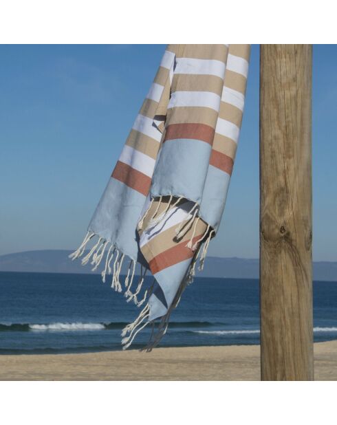 Fouta Arcachon multicolor - 100x200 cm