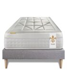 Twenty-Eight Matratze mit Boxspringbett, 90 x 200 cm, grau/weiß