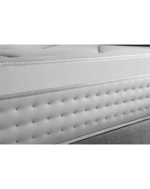 Twenty-Eight Matratze mit Boxspringbett, 200 x 200 cm, grau/weiß