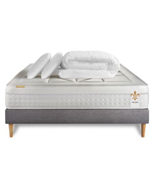 Pack dodo Vingt-Huit gris/blanc - 140x190 cm