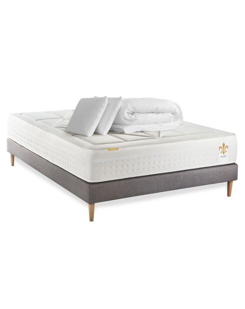 Pack dodo Vingt-Huit gris/blanc - 140x190 cm