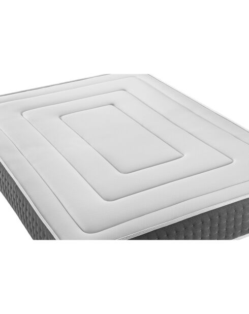 Twenty-Six Matratzen+Boxspring-Set grau/weiß - 140x190 cm